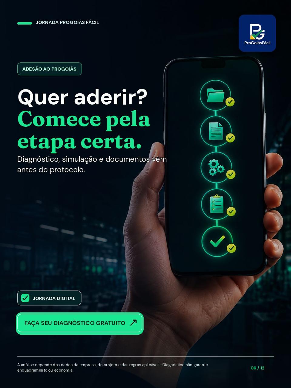 Comece pela etapa certa
