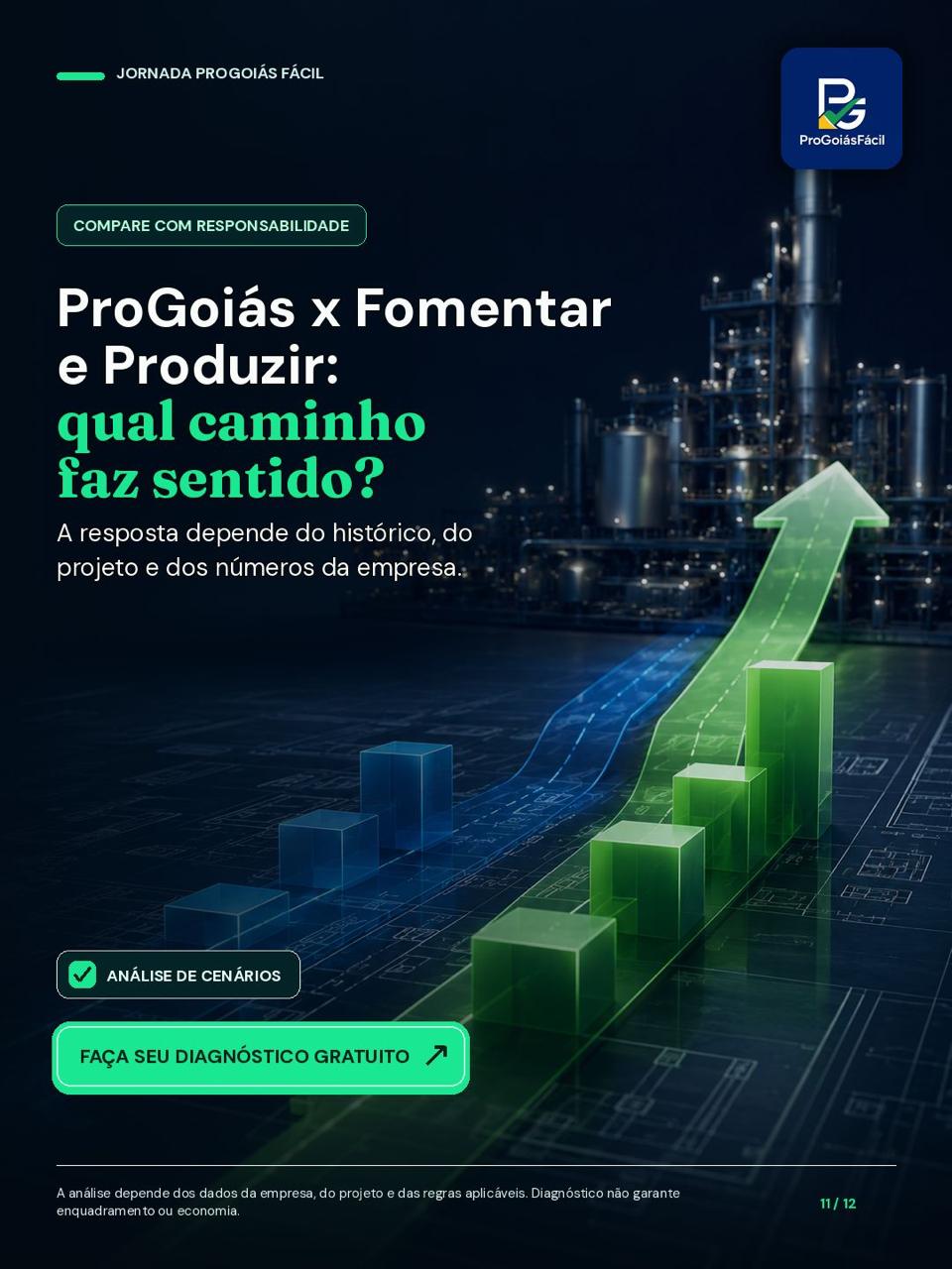 Gráfico de Crescimento ProGoiás Fácil