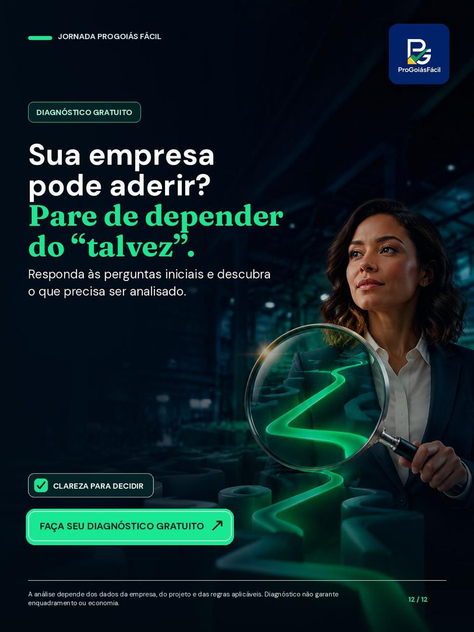 Pare de depender do talvez